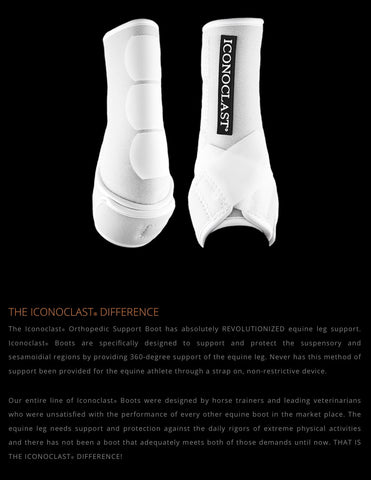 Iconoclast Front Orthopedic Boot White